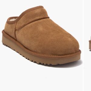 UGG Cozy Classic Brown Suede Slip-On Shoes Slippers Sz 9 New in Box